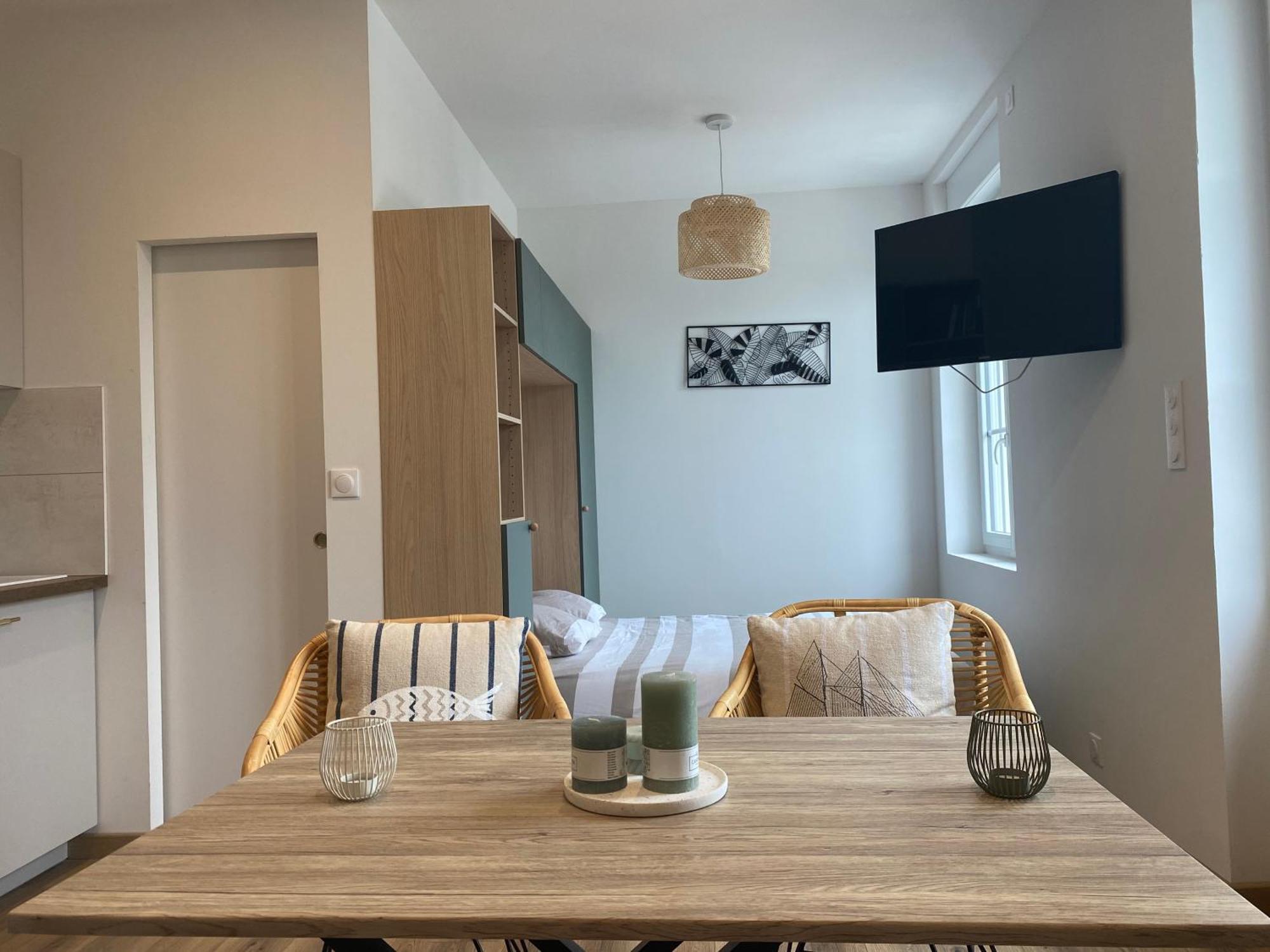 Appartement Vue Port Perros-Guirec Exterior foto